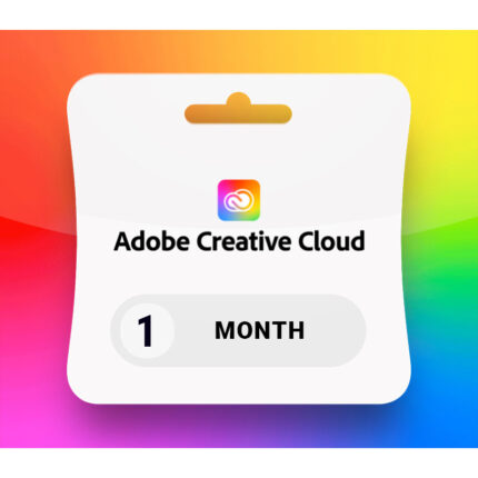 Adobe Creative Cloud All Apps - 1-Month Subscription License - Global Activation Key [Digital Delivery]